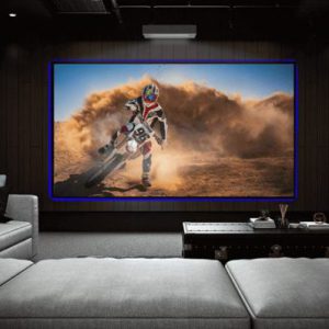 100-inch-16-9-3D-4K-Black-diamond-Narrow-Fixed-Frame-Projection-screens-ALR-screen-for